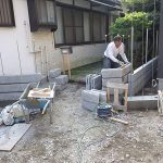 施工中（4）
隣家側の外構