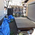 施工中（3）ウッドデッキ