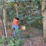 施工前（1）お清めしてから開始