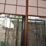 施工後　和室前室内からの眺め