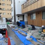 施工中（11）石貼り