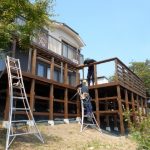 施工中（11）手すり設置