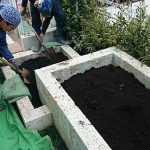 施工中（22）菜園土つくり