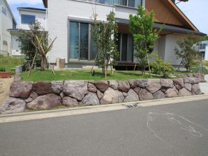 Ishi-zumi (Masonry) construction example (Yoneyama Teien)