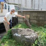 施工前（4）お清めをしてスタート