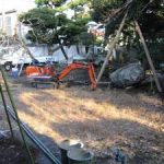 施工中（5） 石組み