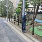 施工中（17） 竹垣