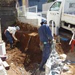 施工中（1） 既存ブロック解体