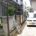 施工中（1） 垣根