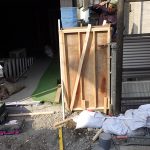 施工中（12）
版築壁　型枠