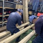 施工中（20）柱加工