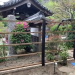 施工中（21）杉皮塀