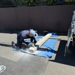 施工中（6）　石材加工