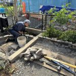 施工中（9）　石積み