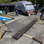 施工中（1）　下ごしらえ
